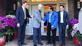 陳水扁2018年拜會李登輝。（圖番社字陳致中臉書）