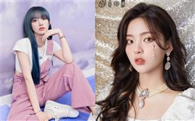 「宇宙少女」程瀟／火箭少女101楊超越。微博