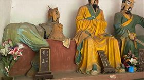 黃蓋雕像（圖／翻攝自微博）