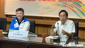 體育署副署長林哲宏（圖左）與王水文。（圖／記者劉家維攝影）