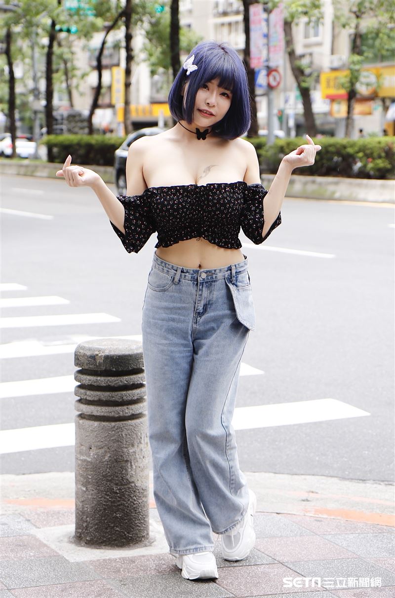 兔寶有著超不科學的I罩杯巨乳。（圖／記者林聖凱攝影）