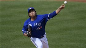 ▲柳賢振4.1局挨9安失5分，吞下轉戰藍鳥首敗。（圖／美聯社／達志影像）