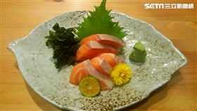 日本料理,鮭魚,生魚片（圖／記者林瑞恩攝影）