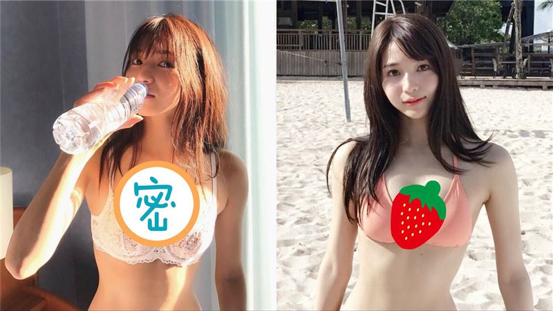 混血女星辣曬比基尼！雪白嫩乳大解放