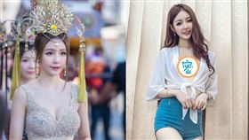 最美禮生受注目的美女趙寧寧。（圖／17LIVE提供）