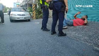 酒駕自撞翻車又盧警　見辣椒水才就範