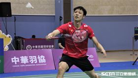東奧模擬賽,羽球,王子維。（圖／記者劉家維攝影）