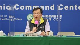 0801指揮中心記者會。陳時中/莊人祥/周志浩（圖／中央流行疫情指揮中心提供）