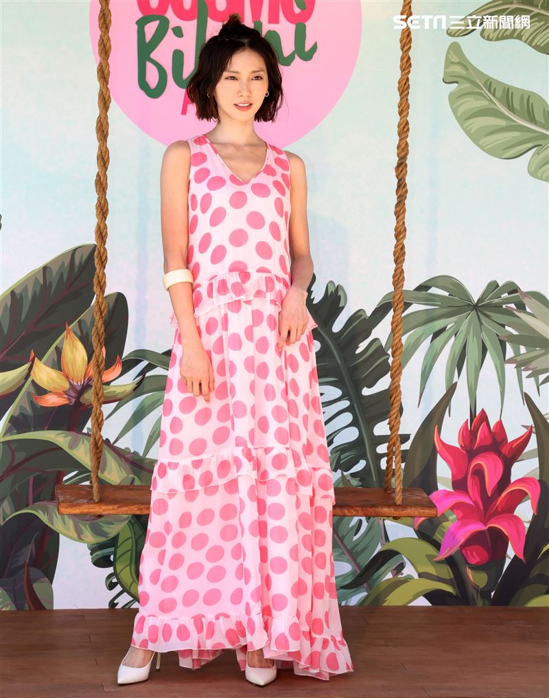 蔡黃汝出席柯夢波丹夏日比基尼派對。（記者邱榮吉/攝影）