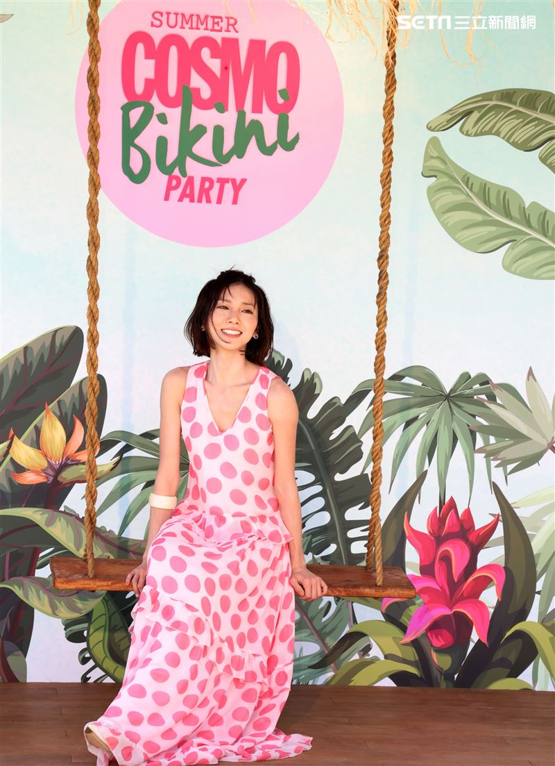 蔡黃汝出席柯夢波丹夏日比基尼派對。（記者邱榮吉/攝影）