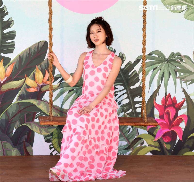 蔡黃汝出席柯夢波丹夏日比基尼派對。（記者邱榮吉/攝影）