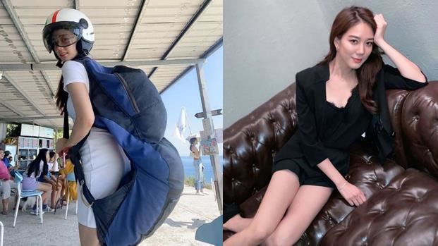 女星為父高空跳傘　驚嚇坦言：很怕死