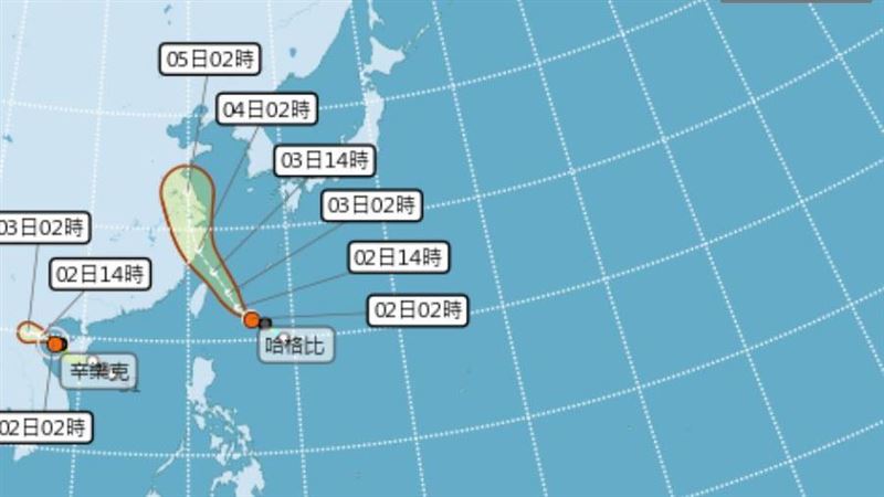 挫咧等…中國面臨雙颱接連而來