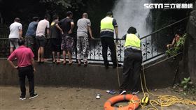 瀑布,捲入,身亡,南投,翻攝畫面