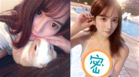 ▲大眼正妹「徵男人」。（圖／翻攝自@miu___miu___u　Twitter）