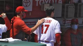 大谷翔平投1.2局退場。（圖／美聯社／達志影像）