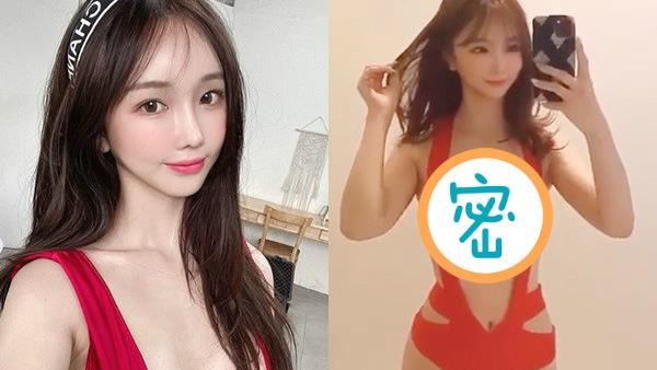 辣模泳衣挖6洞　渾圓雪乳上下彈出