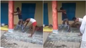 眼鏡蛇滑進牛仔褲！他罰站7小時不敢動…結局曝光網笑翻（圖／翻攝自Priya Jaiswal Twitter）