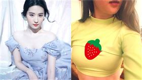  劉亦菲／健身照／微博