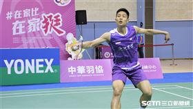 東奧模擬賽,周天成,羽球。（圖／記者劉家維攝影）