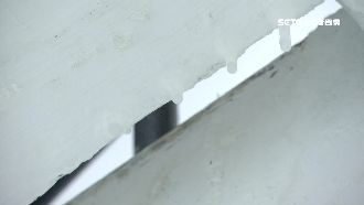 大龍新城國宅狂漏水　壁癌呈鐘乳石狀