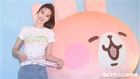 曾莞婷擔任「八九量腰日」代言大使。（圖／記者邱榮吉攝影）