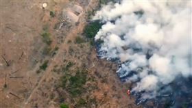 ▲南美亞馬遜雨林大火頻傳。（圖／翻攝自推特）