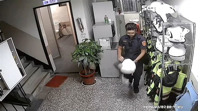 21歲警遭撞腦死　最後出勤畫面曝光
