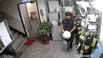21歲警遭撞腦死　最後出勤畫面曝光