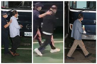 畫面曝光！3現任立委上銬坐上囚車