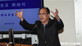 國民黨立委陳超明質詢。 圖／記者林敬旻攝