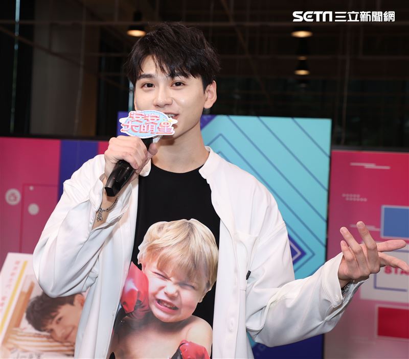 李少驛安安大明星(唱片宣傳)。（記者邱榮吉/攝影）