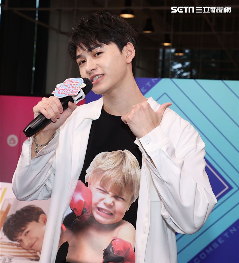 李少驛安安大明星(唱片宣傳)。（記者邱榮吉/攝影）