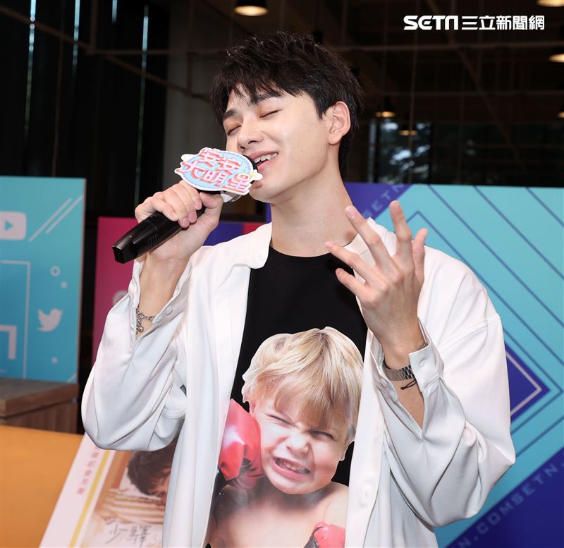 李少驛安安大明星(唱片宣傳)。（記者邱榮吉/攝影）