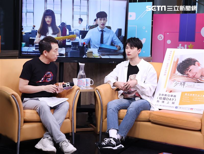 李少驛安安大明星(唱片宣傳)。（記者邱榮吉/攝影）