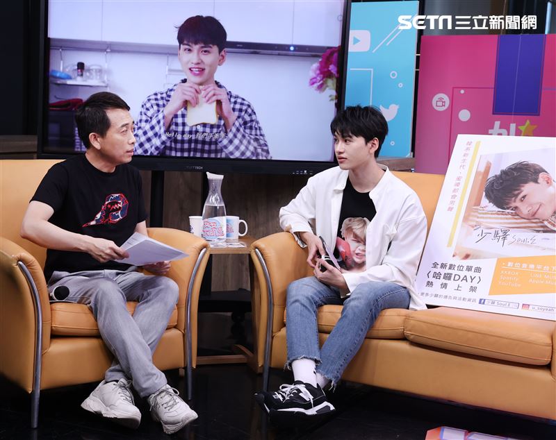 李少驛安安大明星(唱片宣傳)。（記者邱榮吉/攝影）