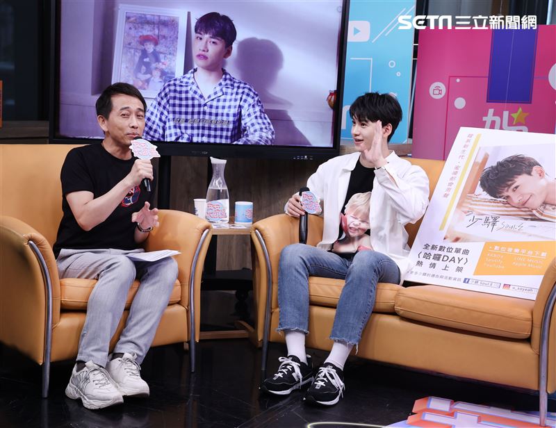 李少驛安安大明星(唱片宣傳)。（記者邱榮吉/攝影）