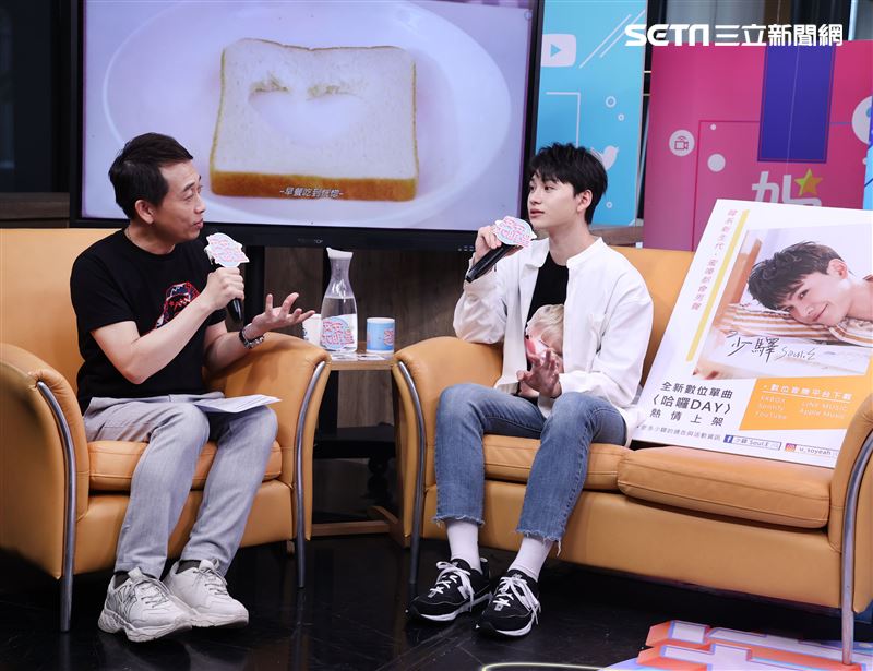 李少驛安安大明星(唱片宣傳)。（記者邱榮吉/攝影）