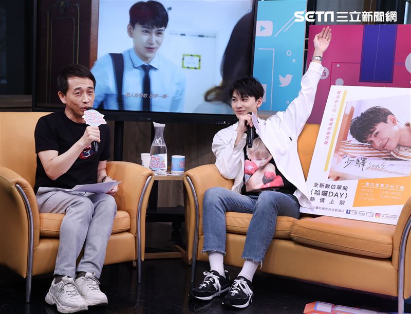 李少驛安安大明星(唱片宣傳)。（記者邱榮吉/攝影）