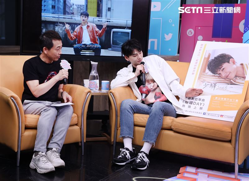 李少驛安安大明星(唱片宣傳)。（記者邱榮吉/攝影）