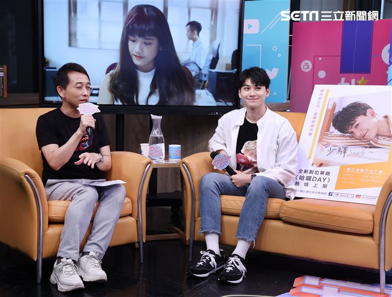 李少驛安安大明星(唱片宣傳)。（記者邱榮吉/攝影）