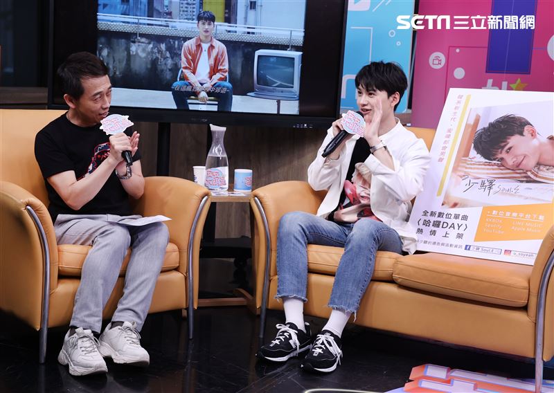 李少驛安安大明星(唱片宣傳)。（記者邱榮吉/攝影）