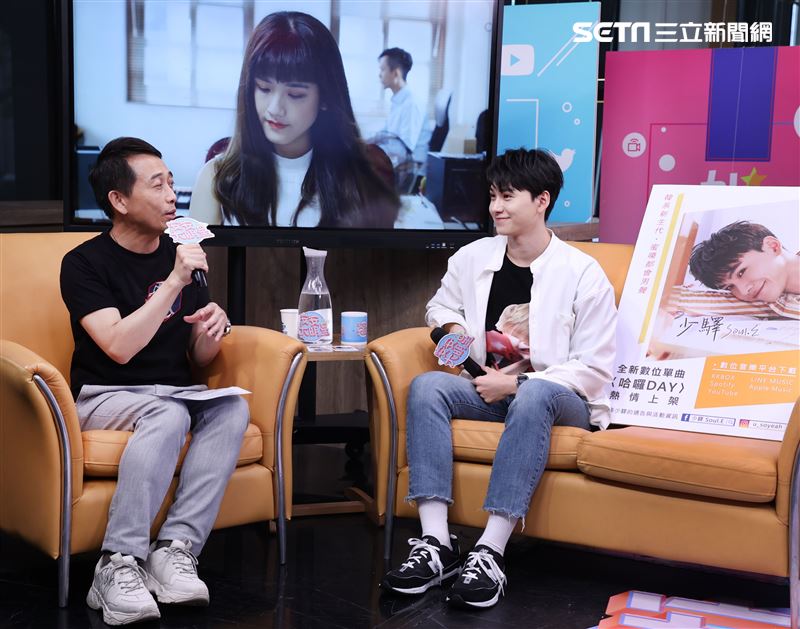 李少驛安安大明星(唱片宣傳)。（記者邱榮吉/攝影）