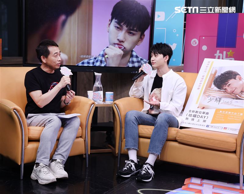 李少驛安安大明星(唱片宣傳)。（記者邱榮吉/攝影）