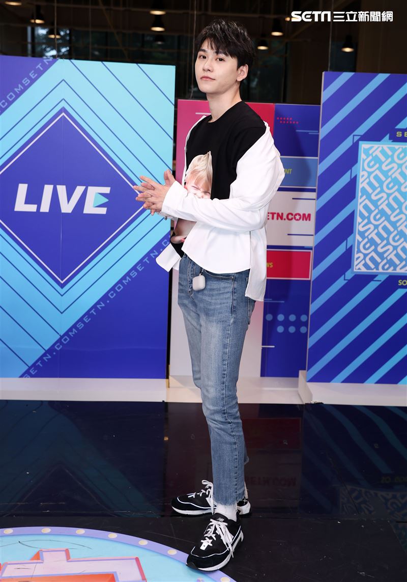 李少驛安安大明星(唱片宣傳)。（記者邱榮吉/攝影）