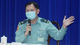 國防部發言人史順文少將召開記者會。（記者邱榮吉/攝影）