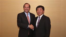 陳時中與美國衛生部長會談衛福部長陳時中21日與美國衛生部長艾薩雙邊會談。（衛福部提供）中央社記者戴雅真日內瓦傳真 108年5月22日