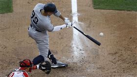 ▲「法官」賈吉（Aaron Judge）10場比賽敲7轟，追平洋基隊史紀錄。（圖／美聯社／達志影像）
