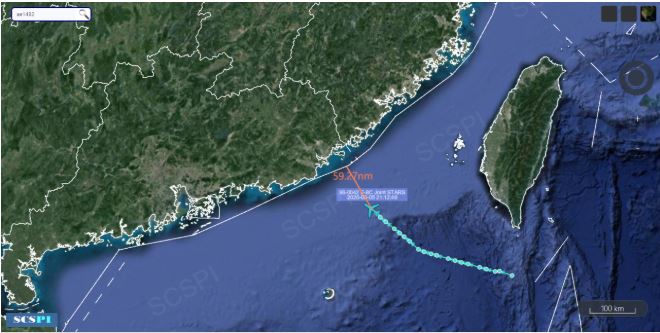 美軍機超罕見逼近陸領海…航跡圖曝