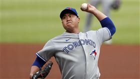 ▲柳賢振5局8K無失分，拿下轉戰藍鳥首勝。（圖／美聯社／達志影像）